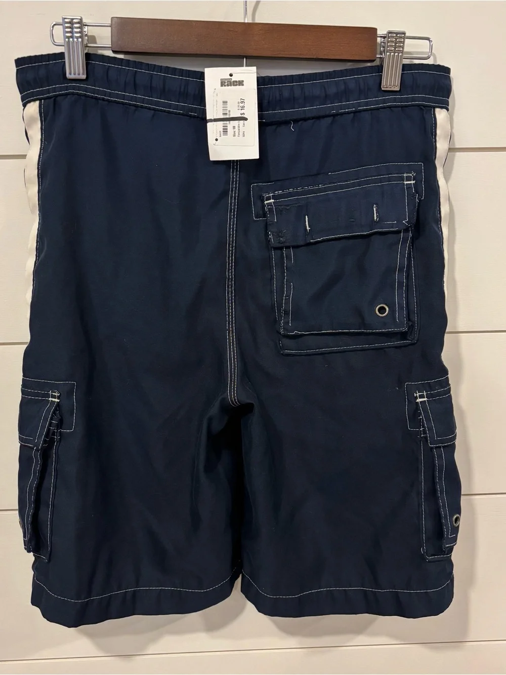 Gap Kid's Boy's Board Shorts Navy Blue Size Large New with clearance tag
